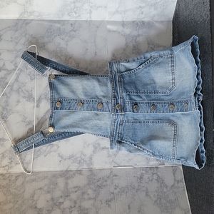 Blue Jean Overall Skirt